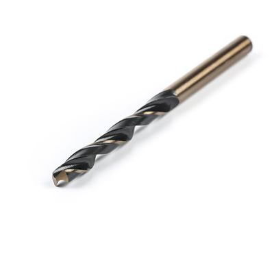 โลหะผสมแข็ง Hss Twist 6mm สว่านเจาะเหล็กความเร็วสูง Straight Shank