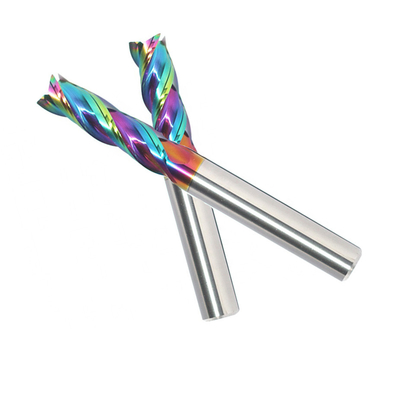 Long Shank Four Flute End Mill 6mm Square End Mills สำหรับอิเล็กโทรดทองแดง