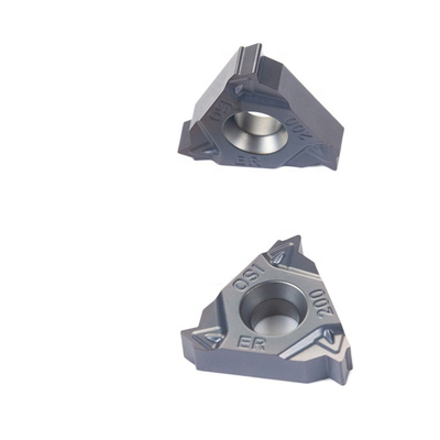 Cermet ISO Metric Lathe เธรดการเจียรภายนอก 16ERI200 เม็ดมีดโดยไม่ต้องเคลือบผิว